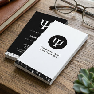 Professional Psychologist - Psychology Psi Symbol Business Card