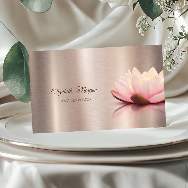 Professional Psychologist Therapist,Lotus,Yoga  Business Card (Creator Uploaded)