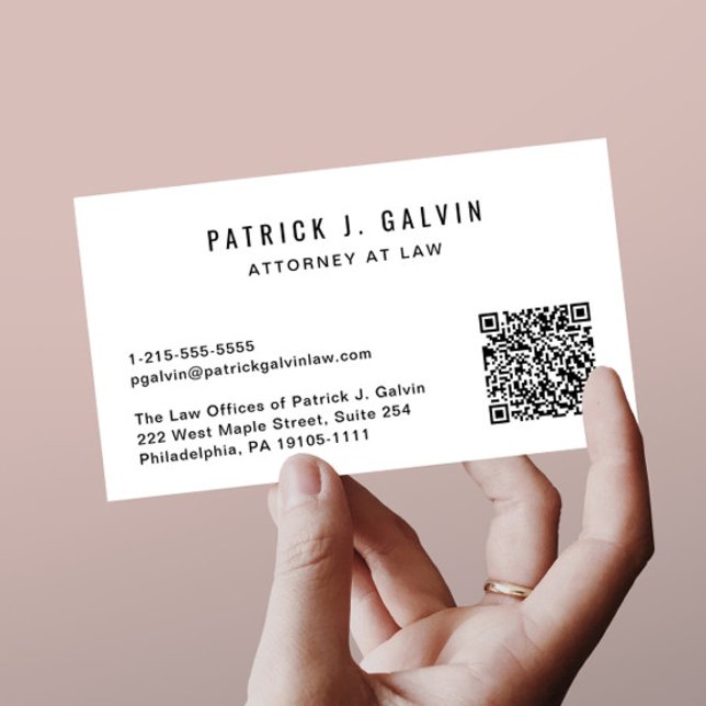 Professional QR Code Business Card (Capture attention, make connections, and leave a lasting impression with our modern QR business card)