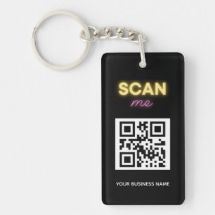 Professional QR Code Custom Key Ring