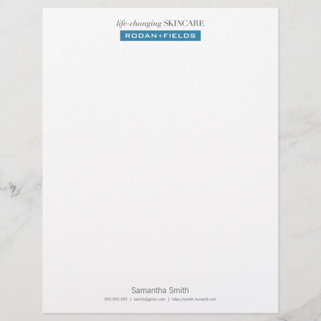 Professional R+F Letterhead (Front)