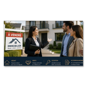 Professional Real Estate Agent Business Card