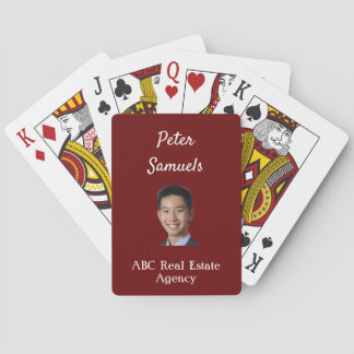 Professional Real Estate Agent Playing Cards