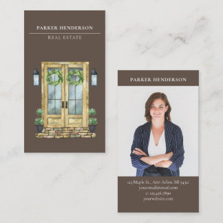 Professional Real Estate Photo Business Card