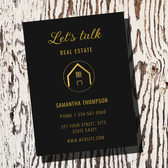 Professional Real Estate Promotional Logo Postcard (Professional Real Estate Promotional Logo Postcard)