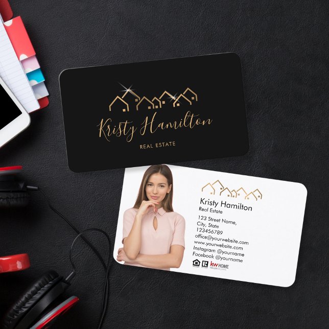 professional real estate realtor add photo logo business card (Creator Uploaded)