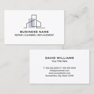 Professional Real State House Logo Business Card