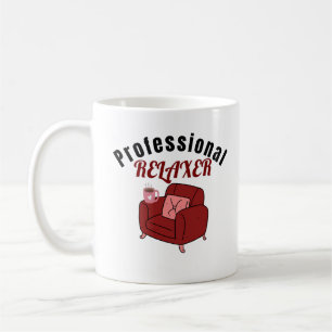 Professional Relaxer Funny Relaxation Design Coffee Mug