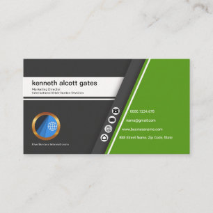Professional Retro Classic Sales Engineer Business Card