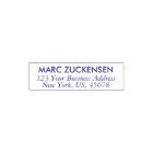 Professional Return Address