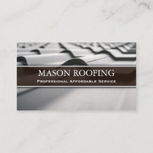 Professional Roofer / Roofing Tiles Business Card