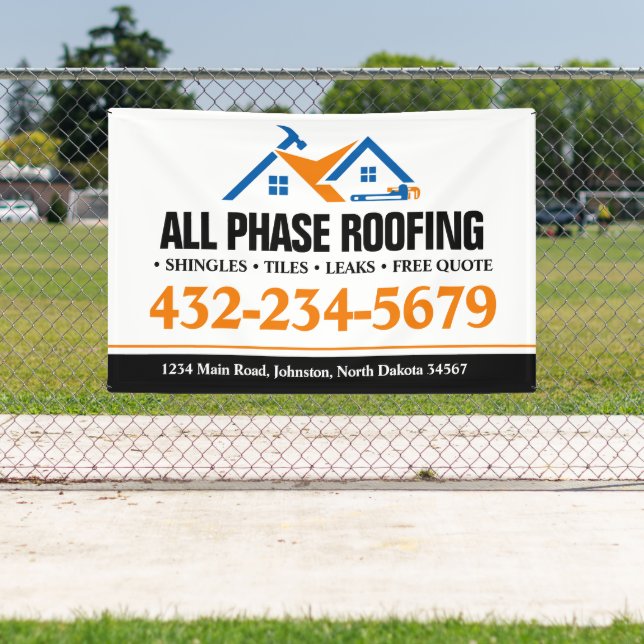 Professional Roofing Service Banner (Insitu)