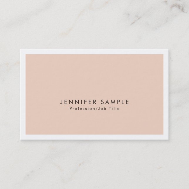 Professional Salon Elegant Modern Creative Design Business Card (Front)
