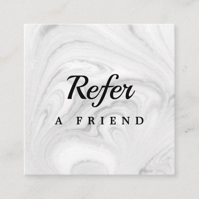 Professional Salon & Spa Referral Card | Editable  (Front)