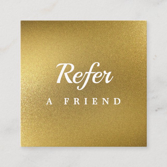 Professional Salon & Spa Referral Card | Editable  (Front)