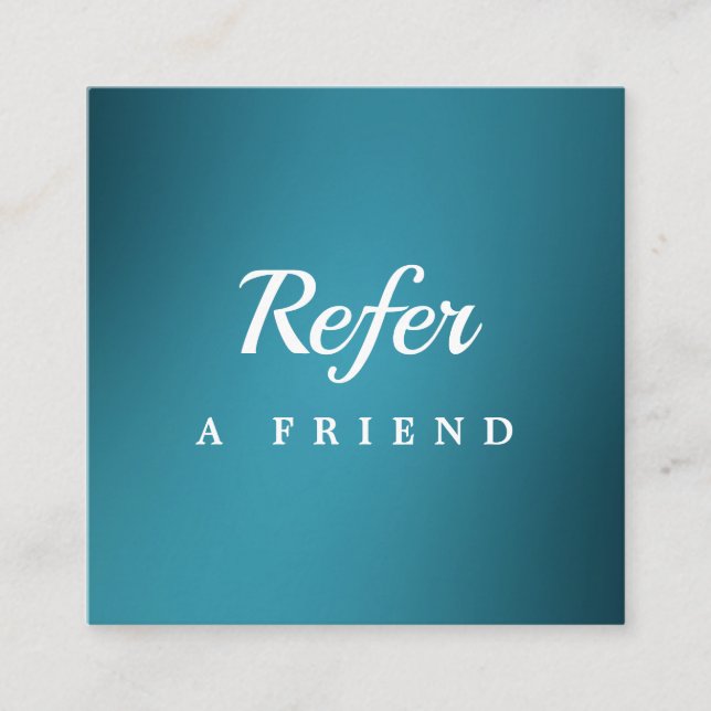 Professional Salon & Spa Referral Card | Editable  (Front)