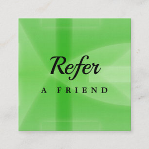 Professional Salon & Spa Referral Card Editable