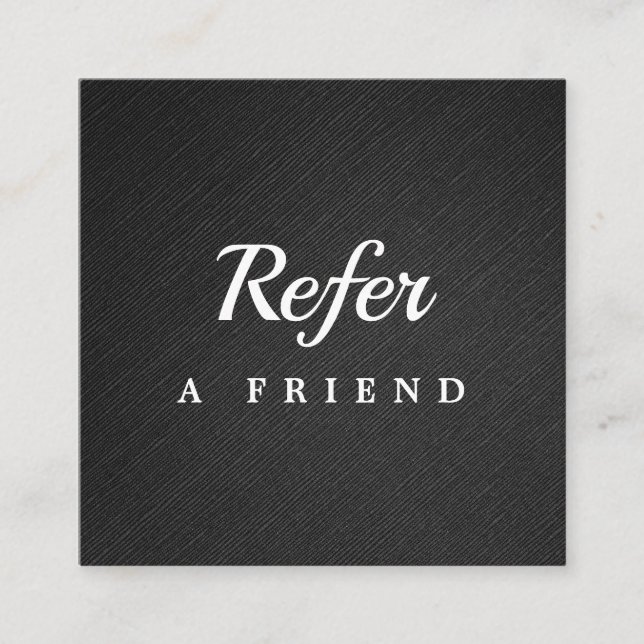 Professional Salon & Spa Referral Card | Editable  (Front)