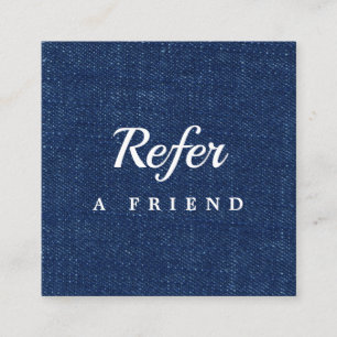 Professional Salon & Spa Referral Card Editable