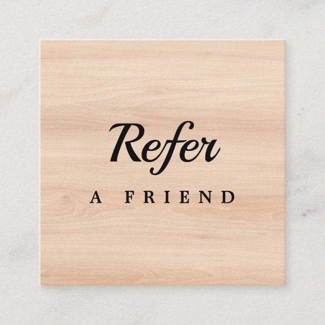 Professional Salon & Spa Referral Card | Editable  (Front)