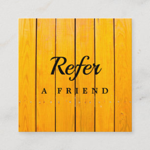Professional Salon & Spa Referral Card Editable