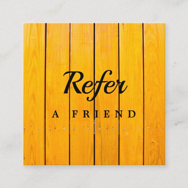 Professional Salon & Spa Referral Card | Editable  (Front)