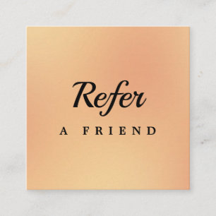 Professional Salon & Spa Referral Card Editable