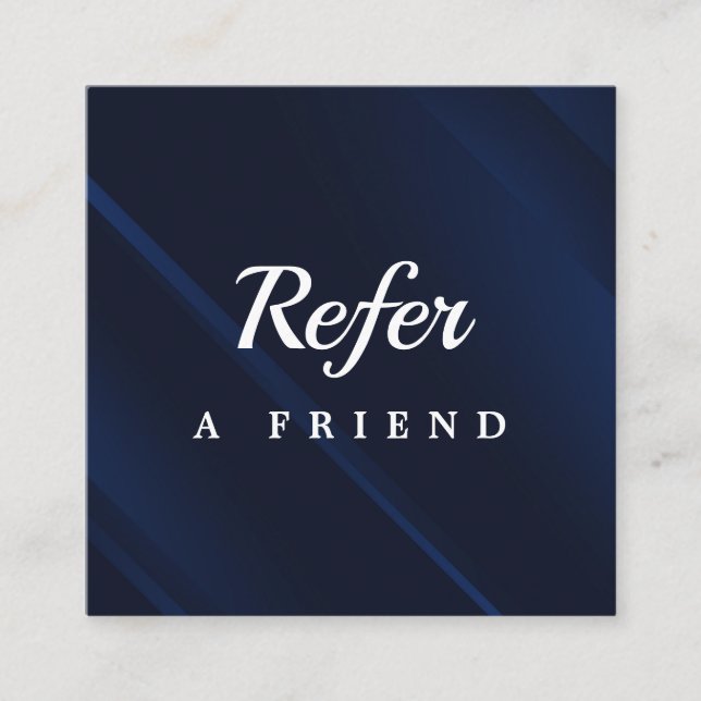 Professional Salon & Spa Referral Card | Editable  (Front)