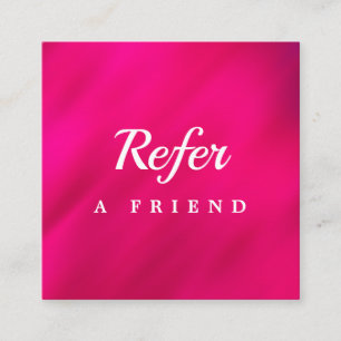 Professional Salon & Spa Referral Card Editable