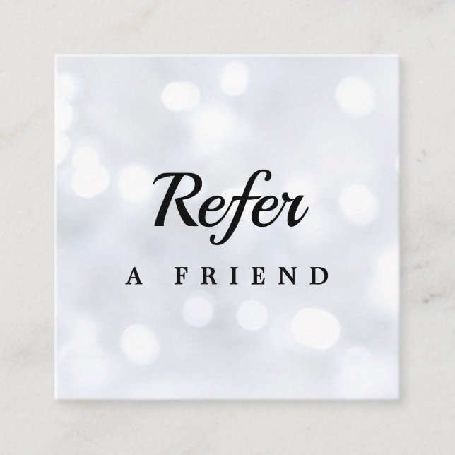 Professional Salon & Spa Referral Card | Editable  (Front)