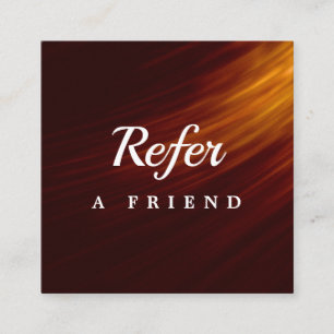 Professional Salon & Spa Referral Card Editable