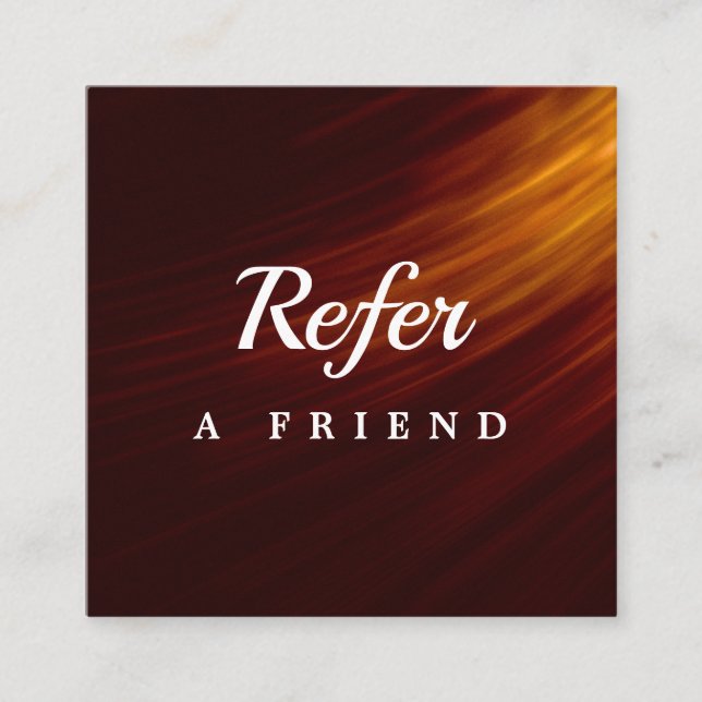 Professional Salon & Spa Referral Card | Editable  (Front)