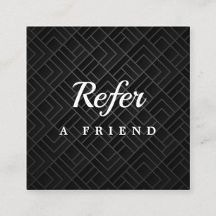 Professional Salon & Spa Referral Card Editable