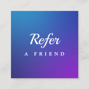 Professional Salon & Spa Referral Card   Editable 