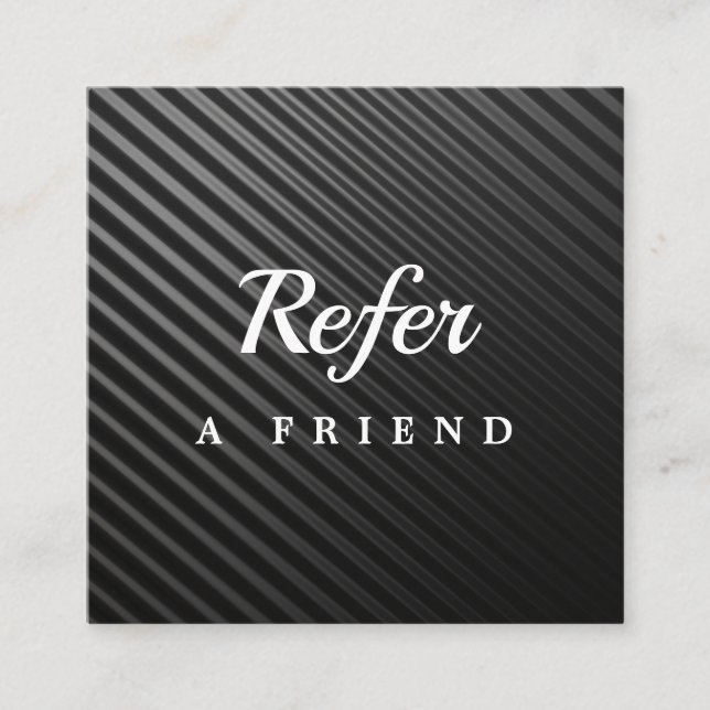 Professional Salon & Spa Referral Card | Editable  (Front)