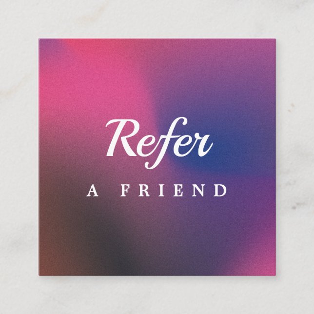 Professional Salon & Spa Referral Card | Editable  (Front)