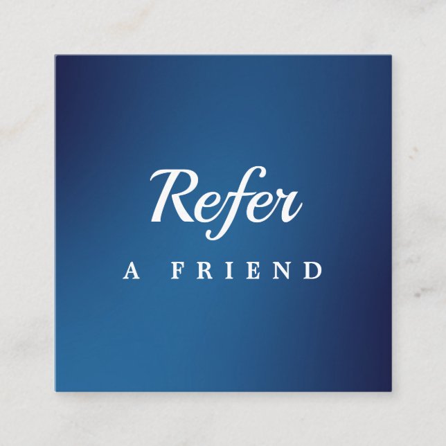 Professional Salon & Spa Referral Card | Editable  (Front)