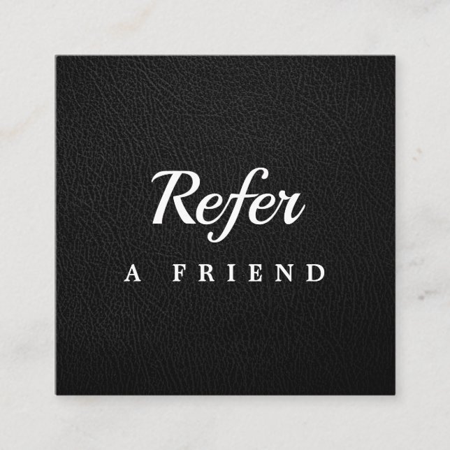 Professional Salon & Spa Referral Card | Editable  (Front)