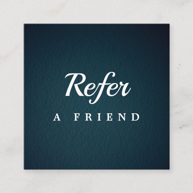 Professional Salon & Spa Referral Card | Editable  (Front)