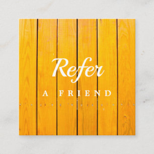 Professional Salon & Spa Referral Card   Editable 