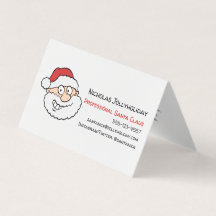 Professional Santa Claus Funny Informal Cartoon