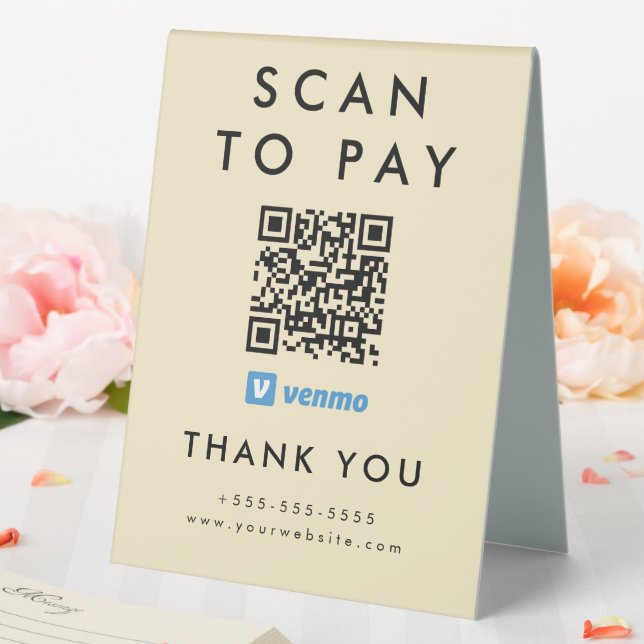 Professional Scan to Pay Venmo QR Code Groovy (In SItu (Wedding))