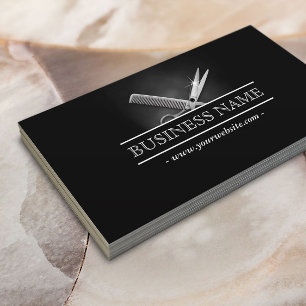 Professional Scissor Modern Hair Salon Business Card