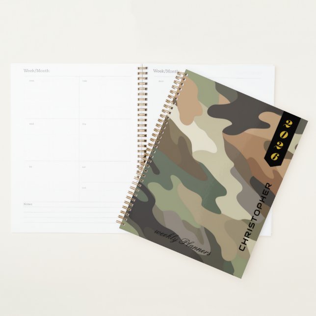 Professional Script on Elegant Camouflage Pattern Planner (Display)