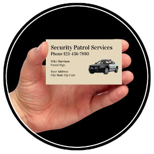 Professional Security Services Business Card