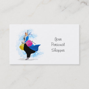 Professional Shopper Assistant Business Card