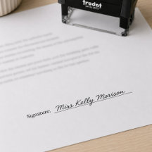 Professional Signature Name Business 