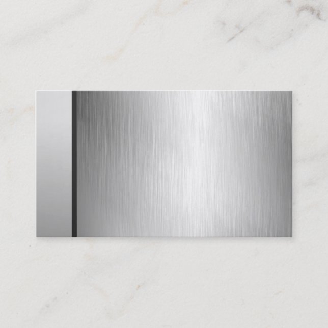 Professional Silver Business Cards (Front)