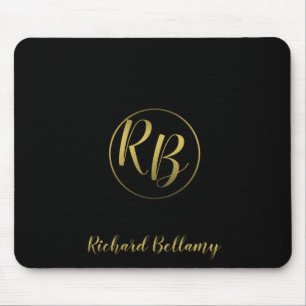 Professional Simple Black Gold - Mousepad