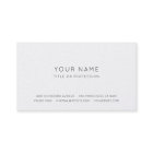 Professional Simple Business Card